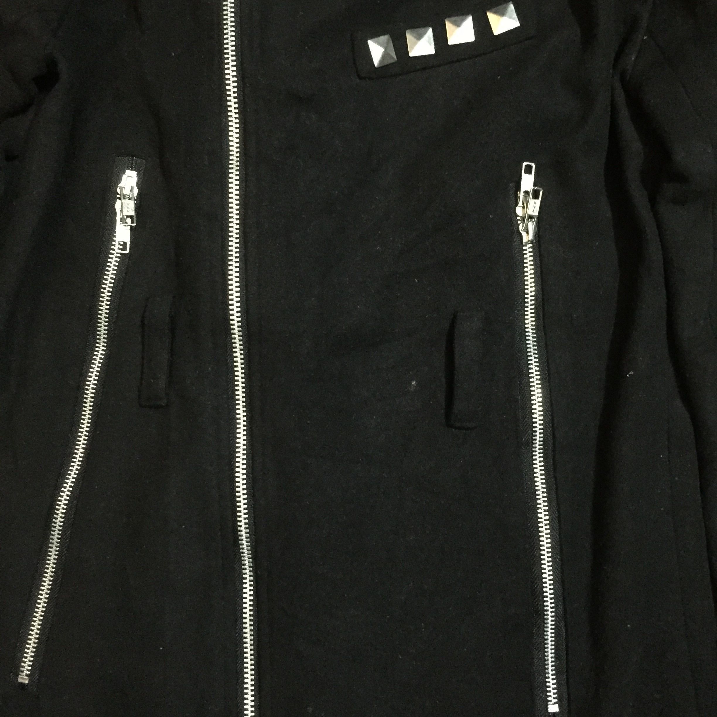 Japanese Brand Y2K Hell Cat Punks Double Collar Zipper Jacket Size US S / EU 44-46 / 1 - 3 Thumbnail