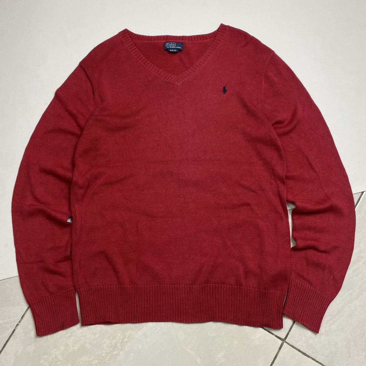 Polo Ralph Lauren vintage polo ralph lauren vneck sweater Size US M / EU 48-50 / 2 - 5 Thumbnail