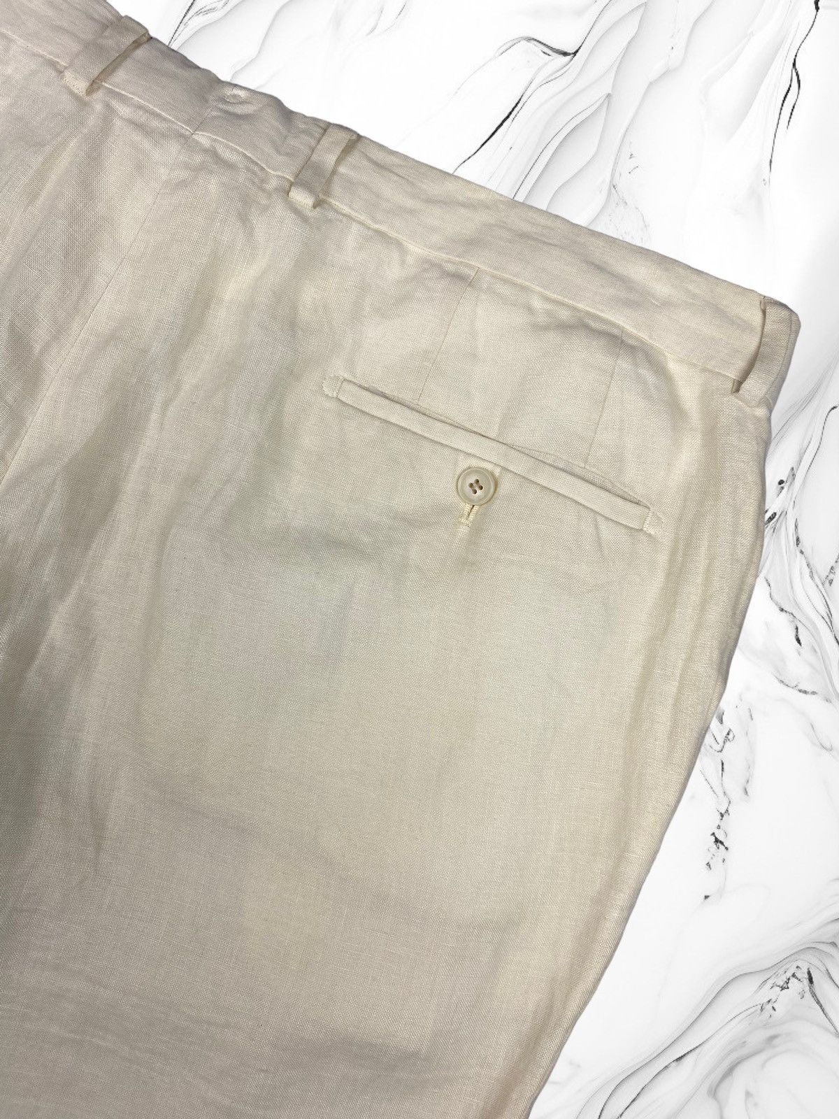 Hugo Boss Vintage Hugo Boss Linen Casual Pants Size US 36 / EU 52 - 8 Thumbnail