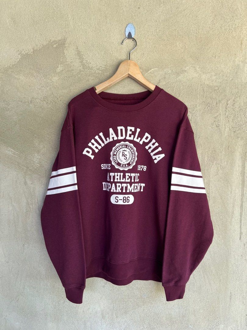 Vintage Vintage Philadelphia Big Logo Sweatshirt Size US L / EU 52-54 / 3 - 2 Thumbnail