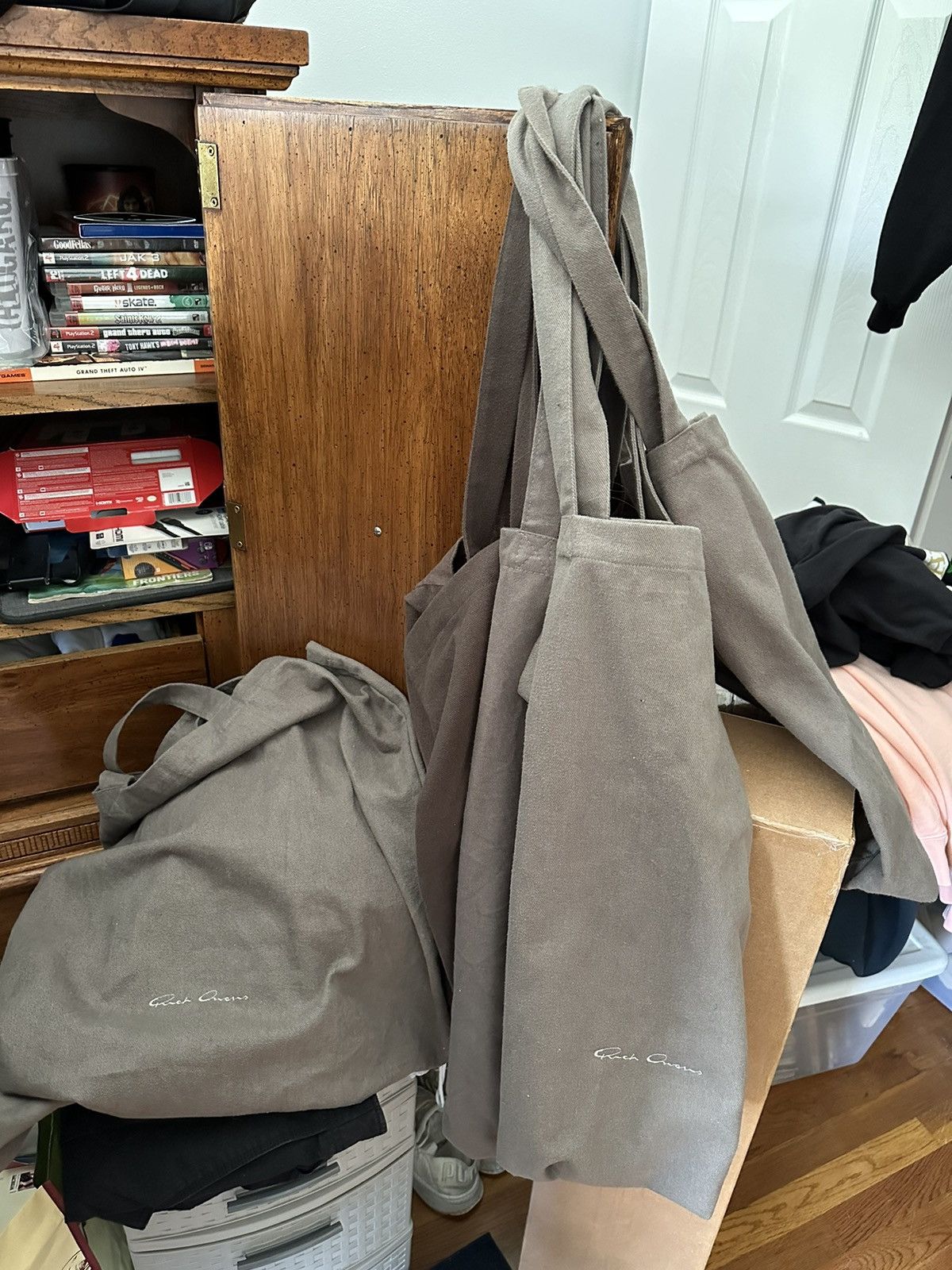 Rick Owens Rick Owens Tote Bag Mainline Size ONE SIZE - 3 Thumbnail