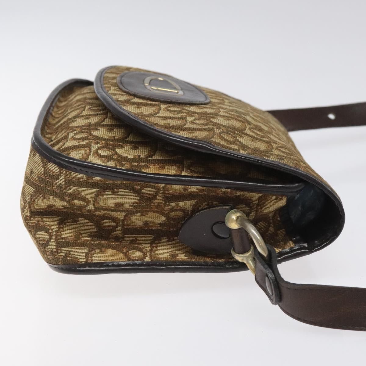 Dior DIOR Trotter Canvas Shoulder Bag Brown Size ONE SIZE - 4 Thumbnail