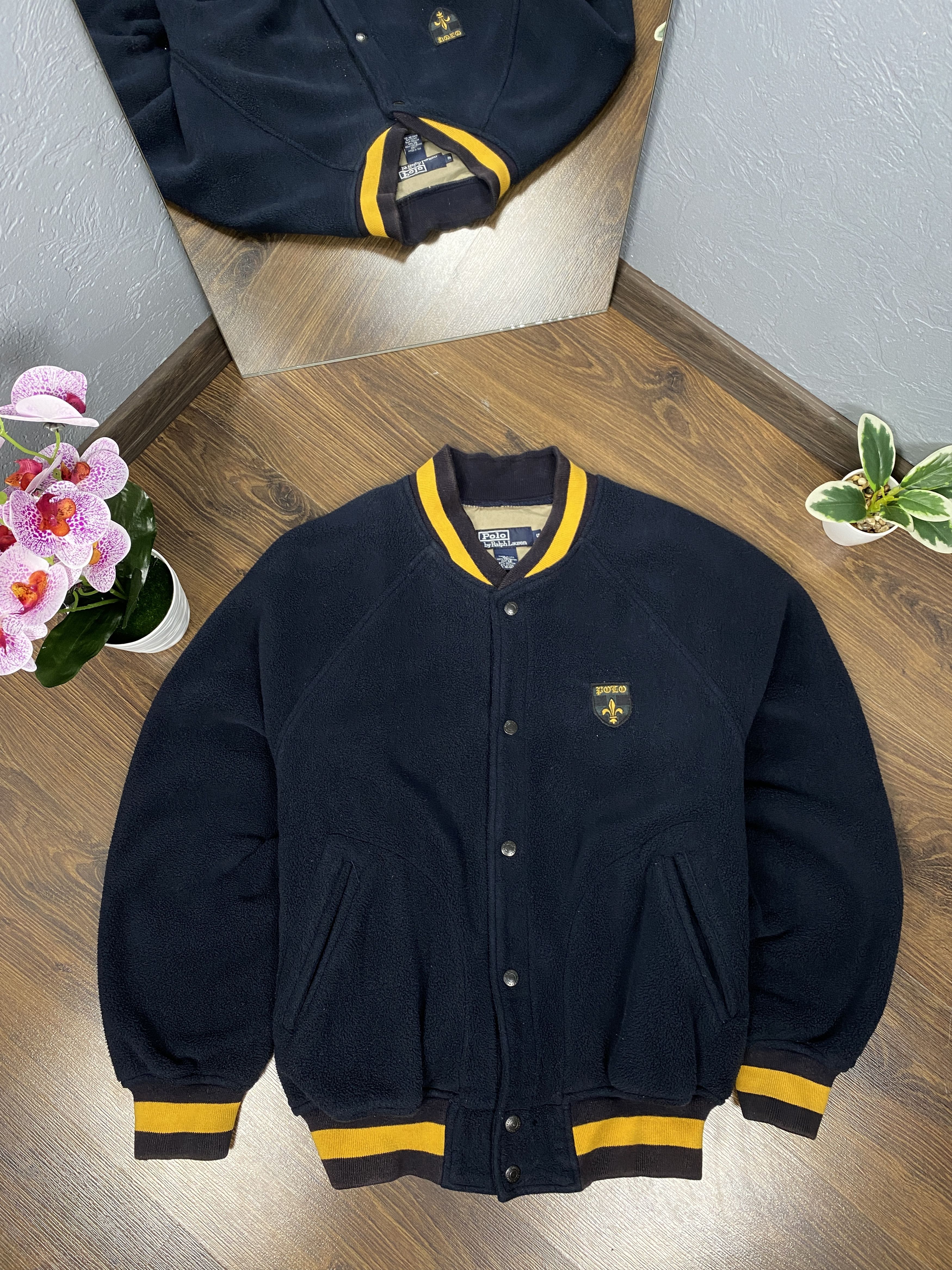 Polo Ralph Lauren Polo Ralph Lauren vintage fleece bomber jacket made in USA Size US S / EU 44-46 / 1 - 1 Thumbnail