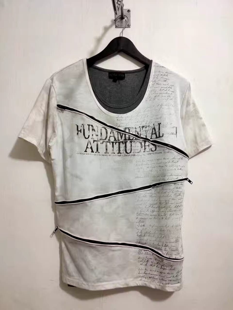 In The Attic In The Attic Japanese Multizipper Design Punk Tshirt Size US M / EU 48-50 / 2 - 3 Thumbnail