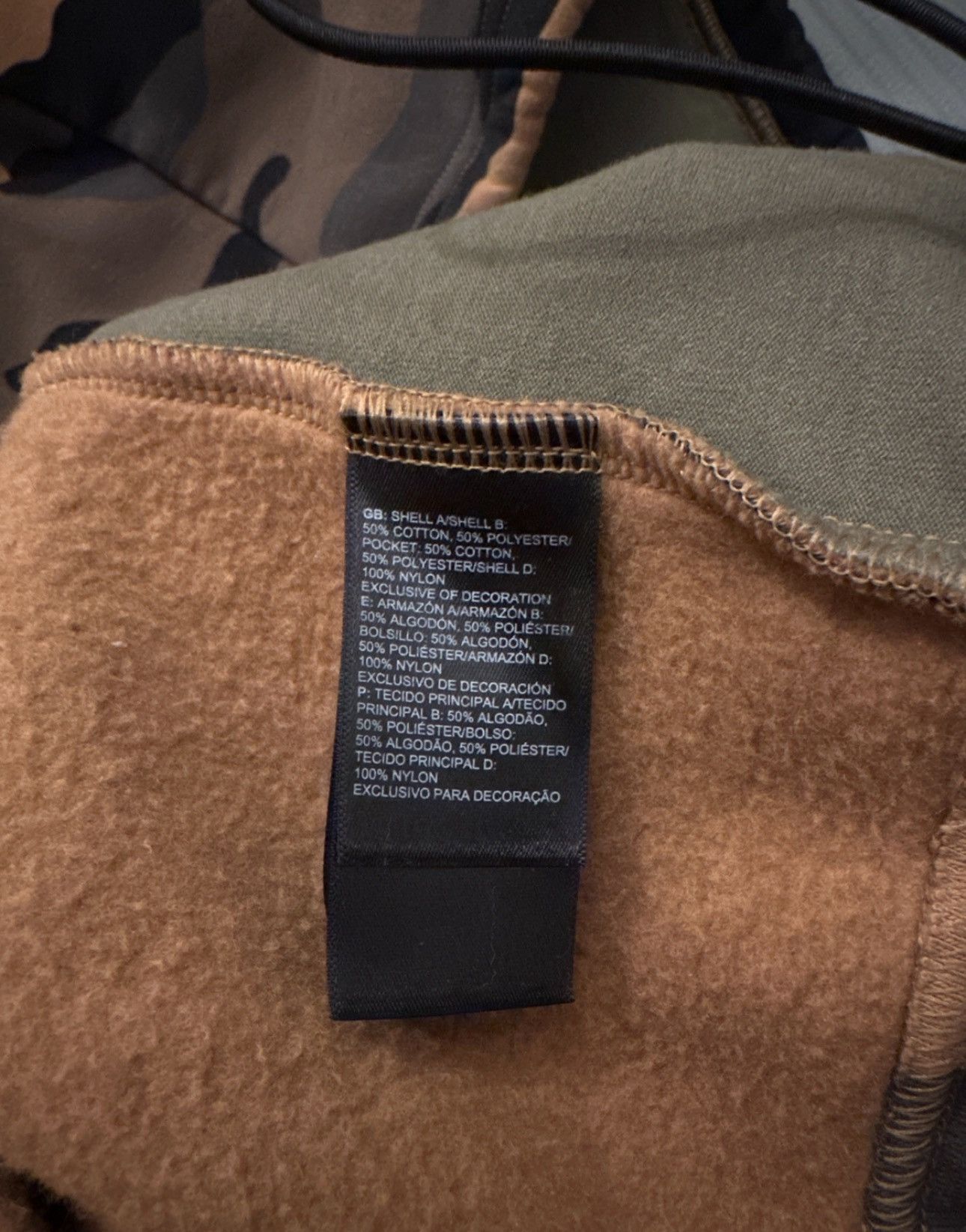 The North Face The North Face Camo Half Zip Hoodie /Jacket Size US XXL / EU 58 / 5 - 4 Thumbnail