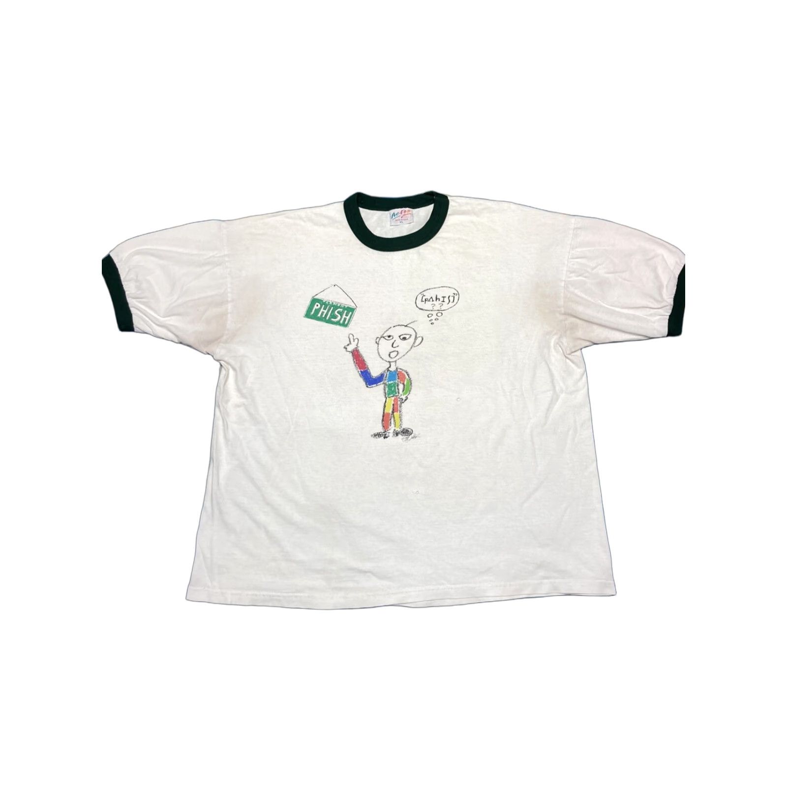 Vintage VINTAGE Phish Band Shirt Men XL White on Tour 1996 Cartoon Dead GDF Size US XL / EU 56 / 4 - 1 Thumbnail