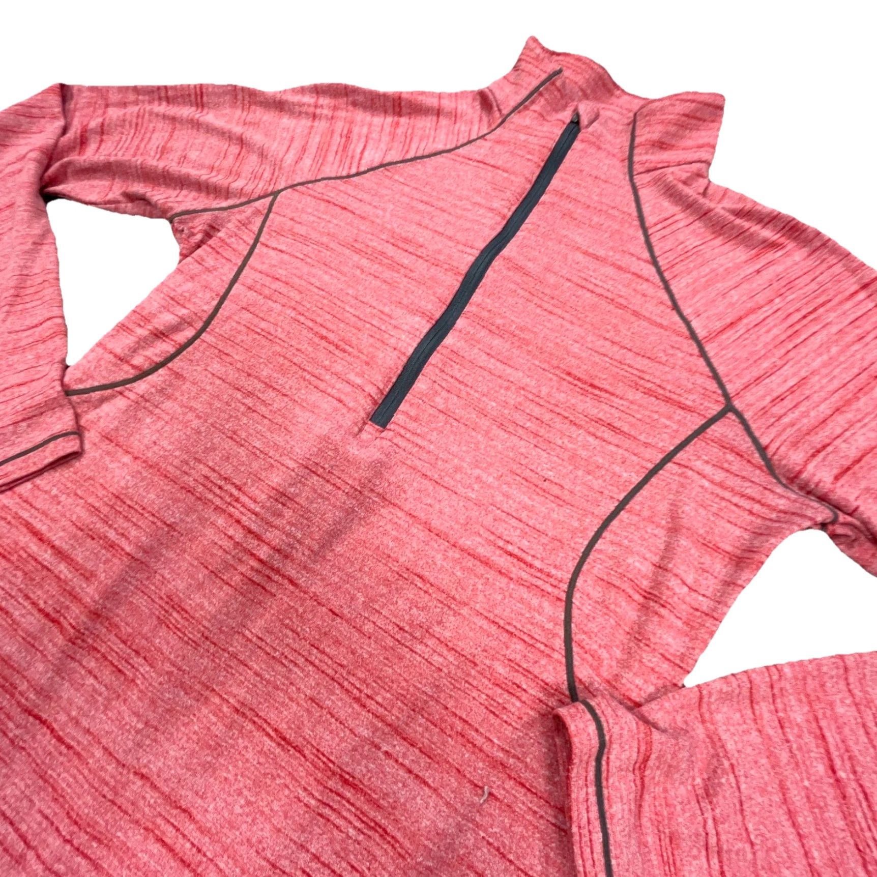 Under Armour Under Armour Shirt Women Small Pink Fitted Quarter Zip Tee Heat Gear Reactor Top Size S / US 4 / IT 40 - 3 Thumbnail