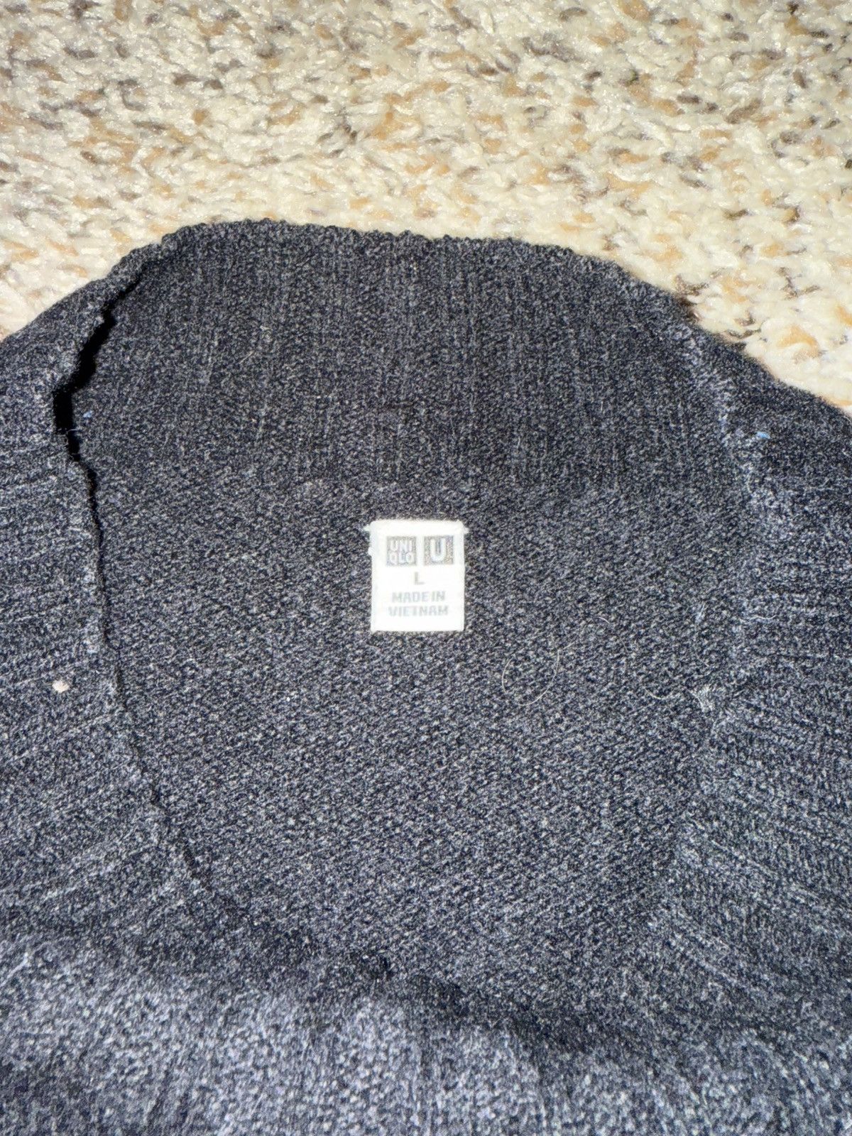 Uniqlo Uniqlo Black Wool Knitwear Size US L / EU 52-54 / 3 - 2 Thumbnail