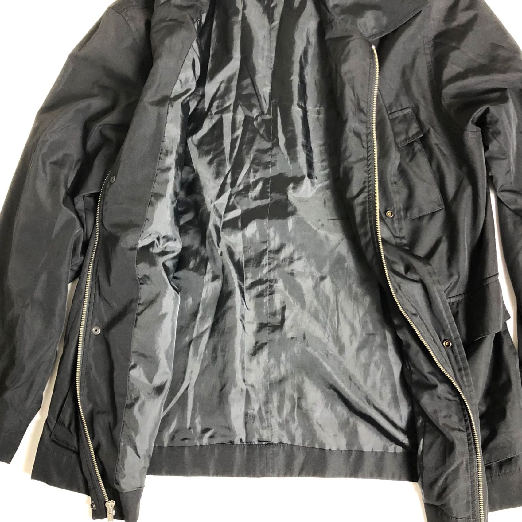 Merona Merona Jacket Men’s Size Medium Black Utility Full Zip G23 Size US M / EU 48-50 / 2 - 5 Thumbnail