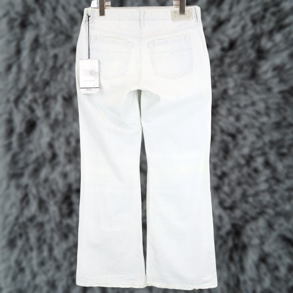 Diesel DIESEL Flairlegg Regular-Flare 0889U Jeans Women's W30/L32 Pinstriped Jeans Size 30" / US 8 / IT 44 - 1 Thumbnail