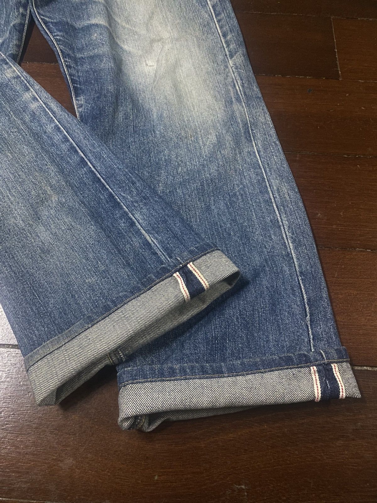 Kapital Vintage Studio D'artisan Selvedge Denim buckle back mud wash Size US 30 / EU 46 - 13 Thumbnail