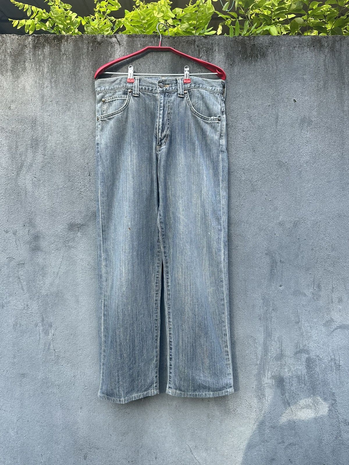 Wrangler 👹Vintage Wrangler Faded Baggy Jeans Size US 32 / EU 48 - 2 Thumbnail