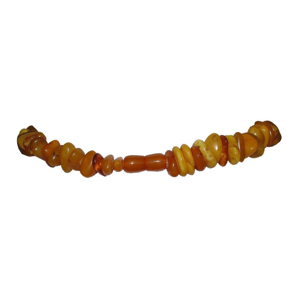 Handmade Large Baltic and Cognac Amber Nugget Bead Necklace Size ONE SIZE - 4 Thumbnail