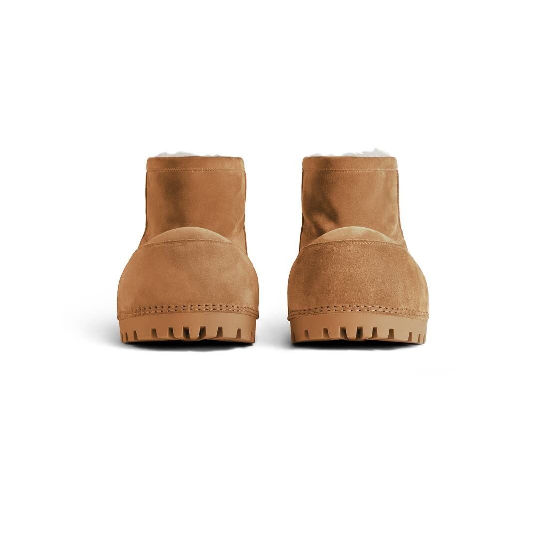 Balenciaga o1w1db11225 Alaska Fur Bootie in Brown Size US 9 / EU 42 - 3 Thumbnail