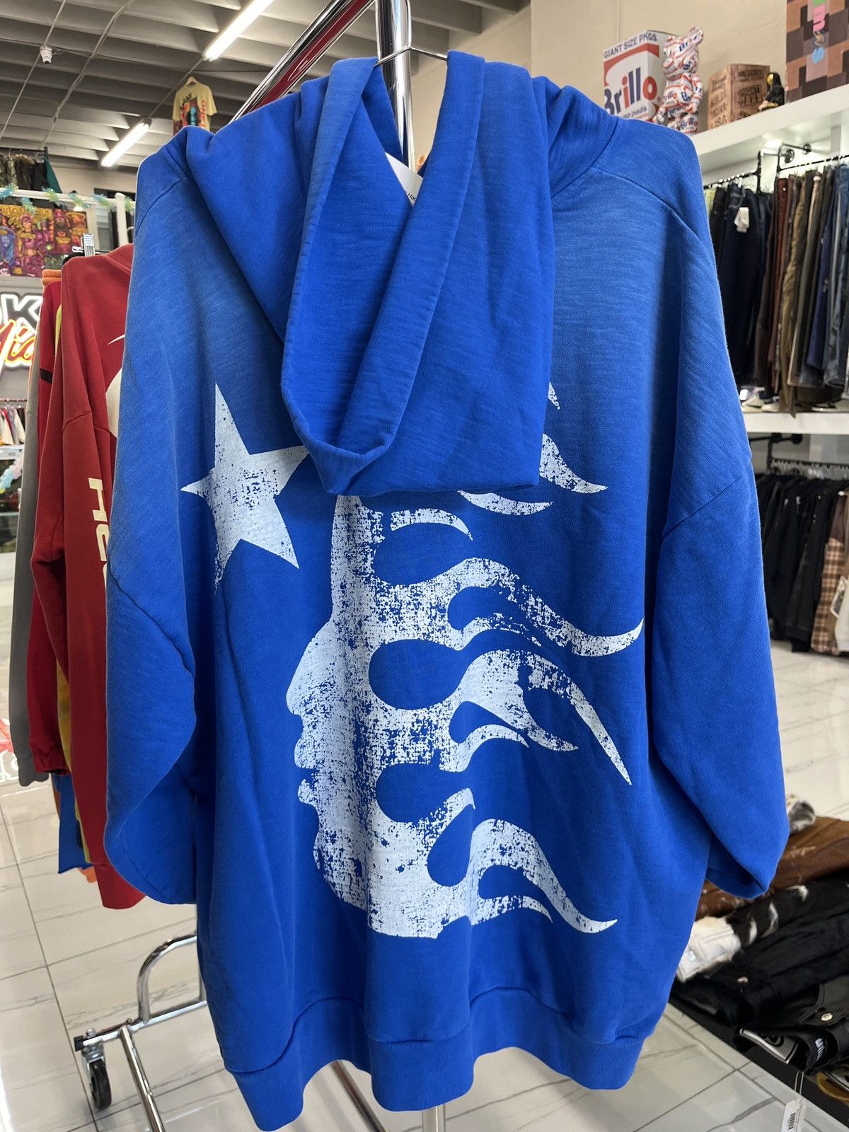 HELLSTAR Yoga Hoodie Blue Size US XXL / EU 58 / 5 - 2 Thumbnail