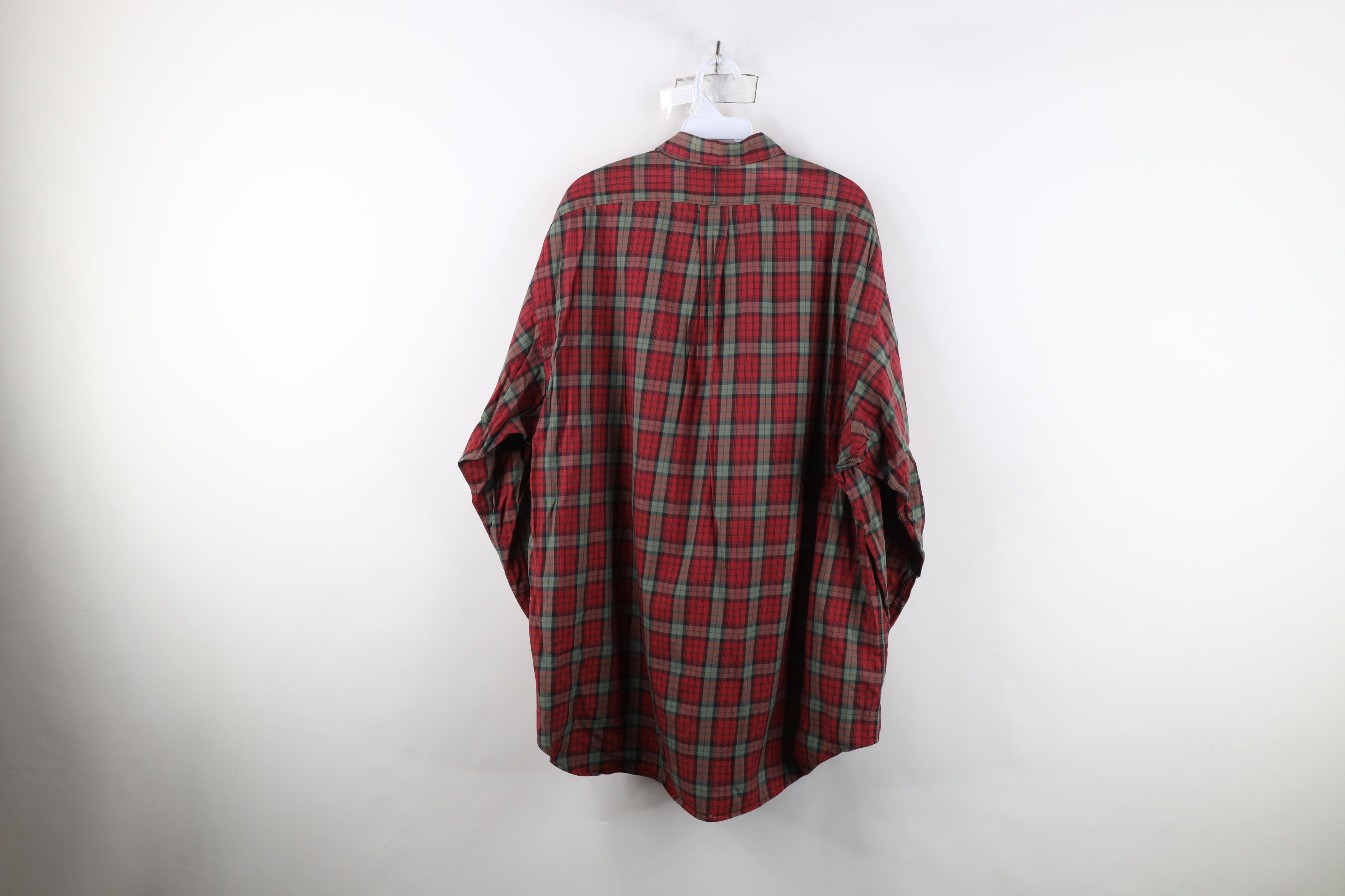 Ralph Lauren Vintage 90s Ralph Lauren Pocket Collared Button Shirt Plaid Size US XL / EU 56 / 4 - 12 Thumbnail