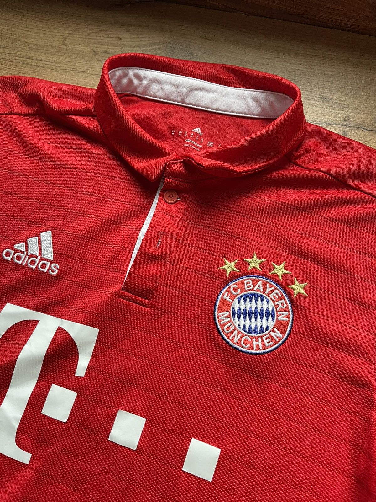 Adidas 2016 Adidas Bayern Munich #7 Ribery red soccer jersey Size US M / EU 48-50 / 2 - 6 Thumbnail