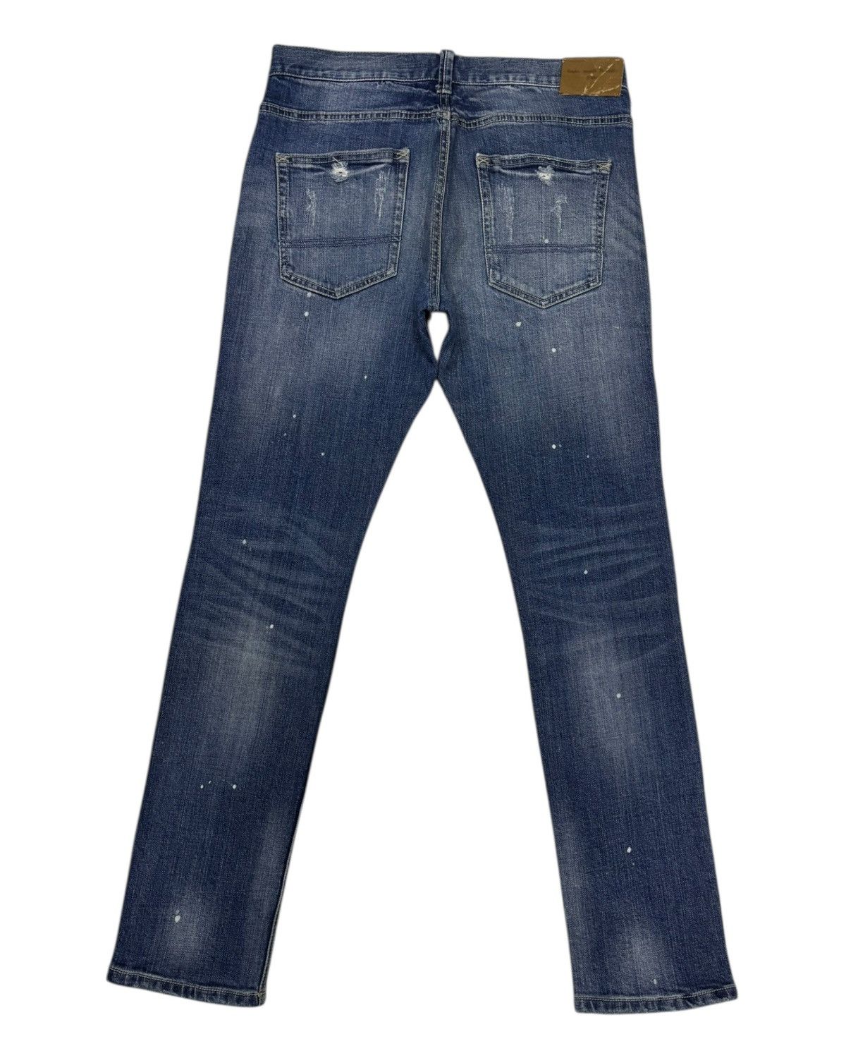 General Research × Japanese Brand Vintage Graphic Reserch Foundation Distressed Denim Jean Size US 32 / EU 48 - 8 Thumbnail