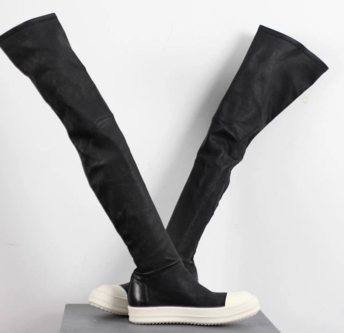 Rick Owens Rick Owens Mainline Lambskin "Goddess" Boots Size US 6 / IT 36 - 5 Thumbnail