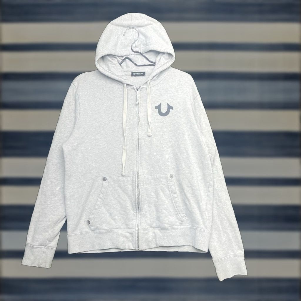 True Religion True Religion Hoodie Mens Medium World Tour Graphic Full Zip Up Sweatshirt y2k Size US M / EU 48-50 / 2 - 1 Thumbnail