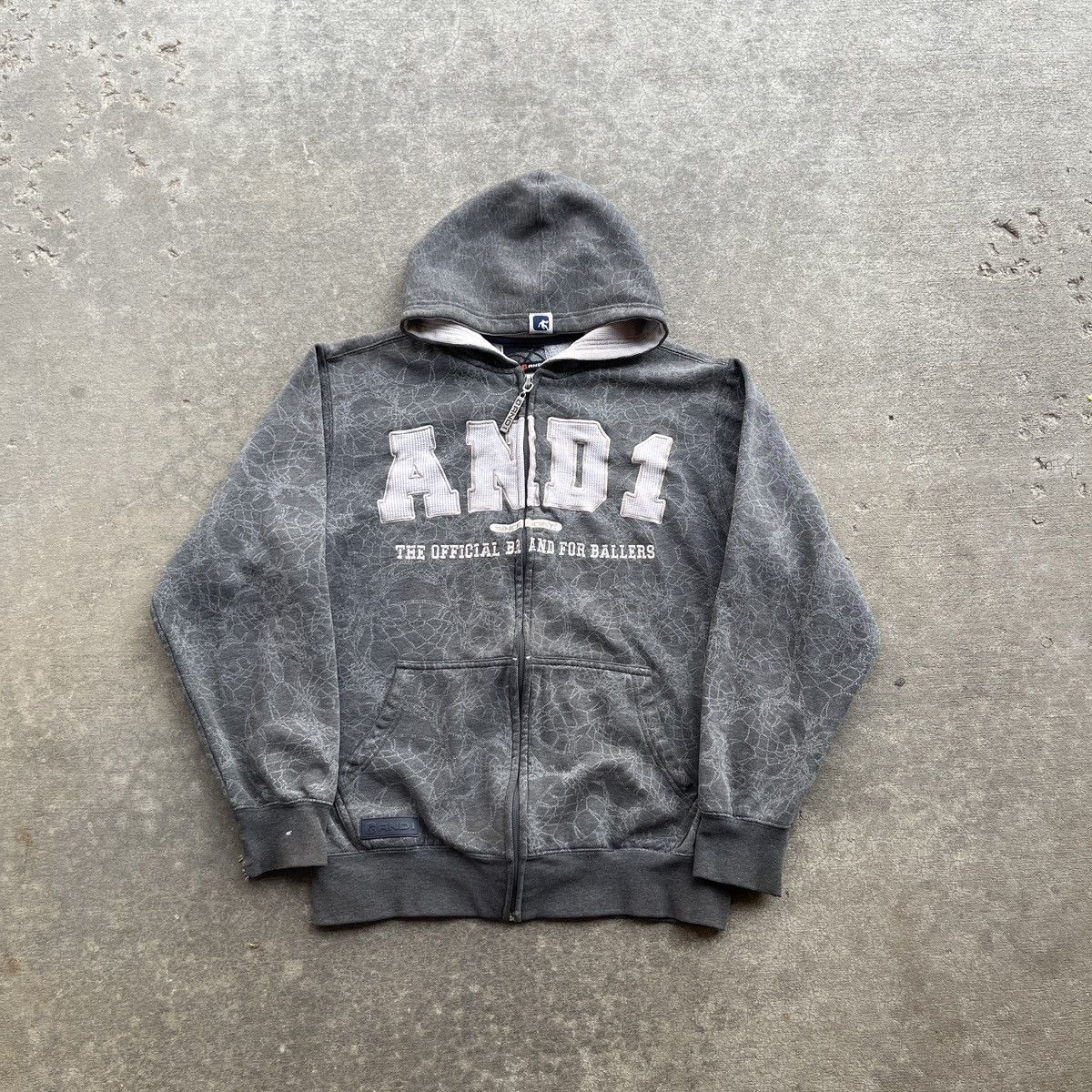 Other 90s AND1 Spiderweb AOP Hoodie Size US M / EU 48-50 / 2 - 1 Thumbnail