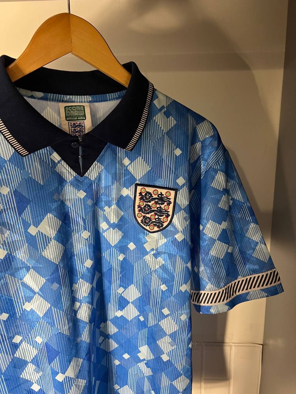 Vintage VERY RARE UMBRO ENGLAND RETRO SOCCER JERSEY MANCHESTER 90s Size US M / EU 48-50 / 2 - 4 Thumbnail
