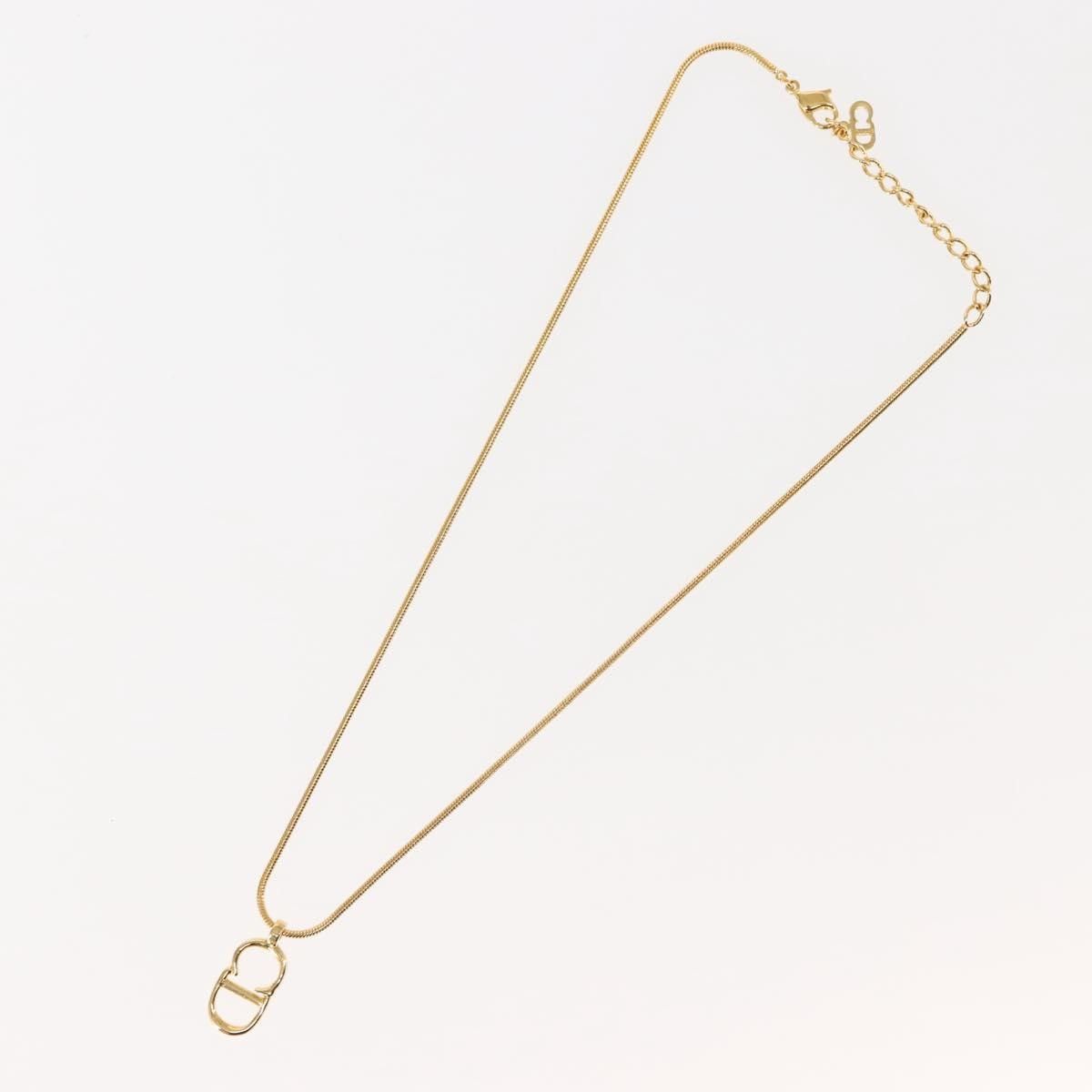 Dior Christian Dior CD Pendant Necklace Metal Size ONE SIZE - 1 Thumbnail