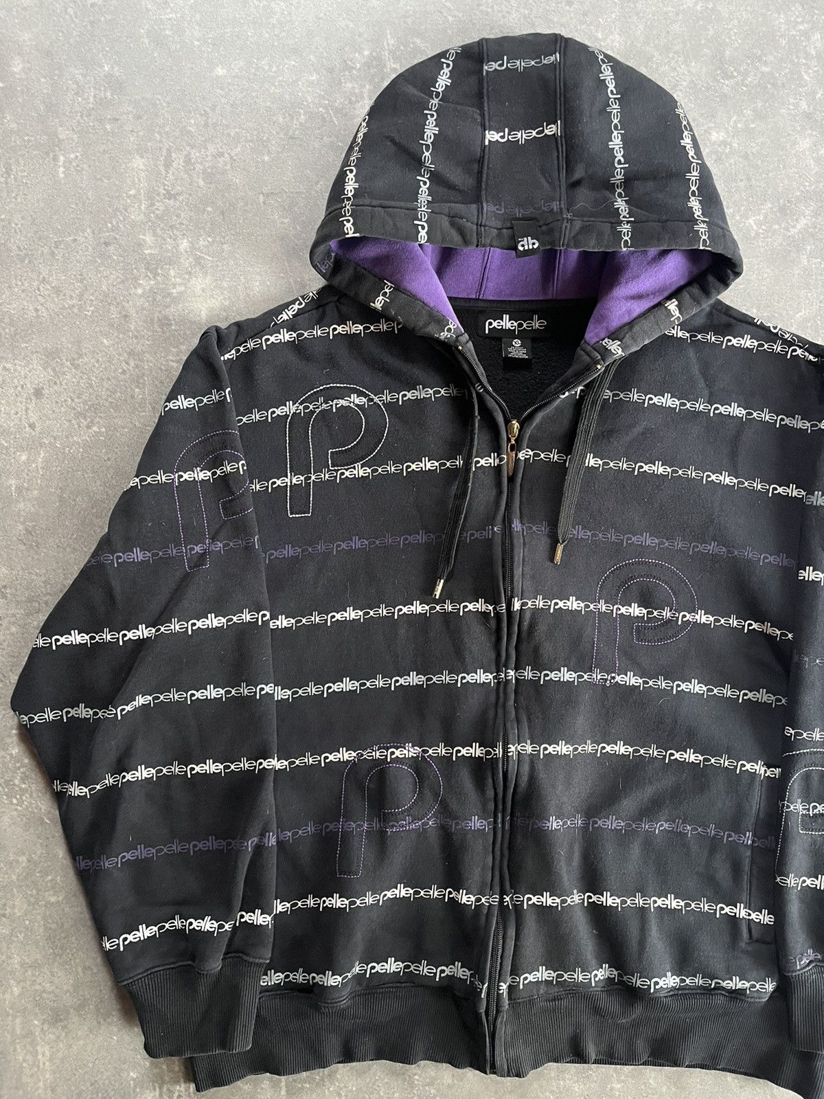 Pelle Pelle Pelle Pelle AOP Multilogo Baggy Printed Zip Hoodie XL Size US XL / EU 56 / 4 - 3 Thumbnail