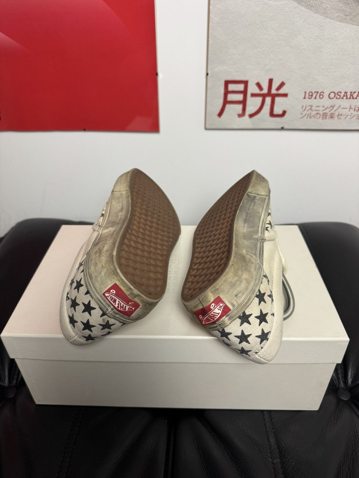 BIANCA CHANDON × Vans Bianca Chandon x Vans Slip-On Stars Designer Dirty Sole Rare Size US 8.5 / EU 41-42 - 5 Thumbnail