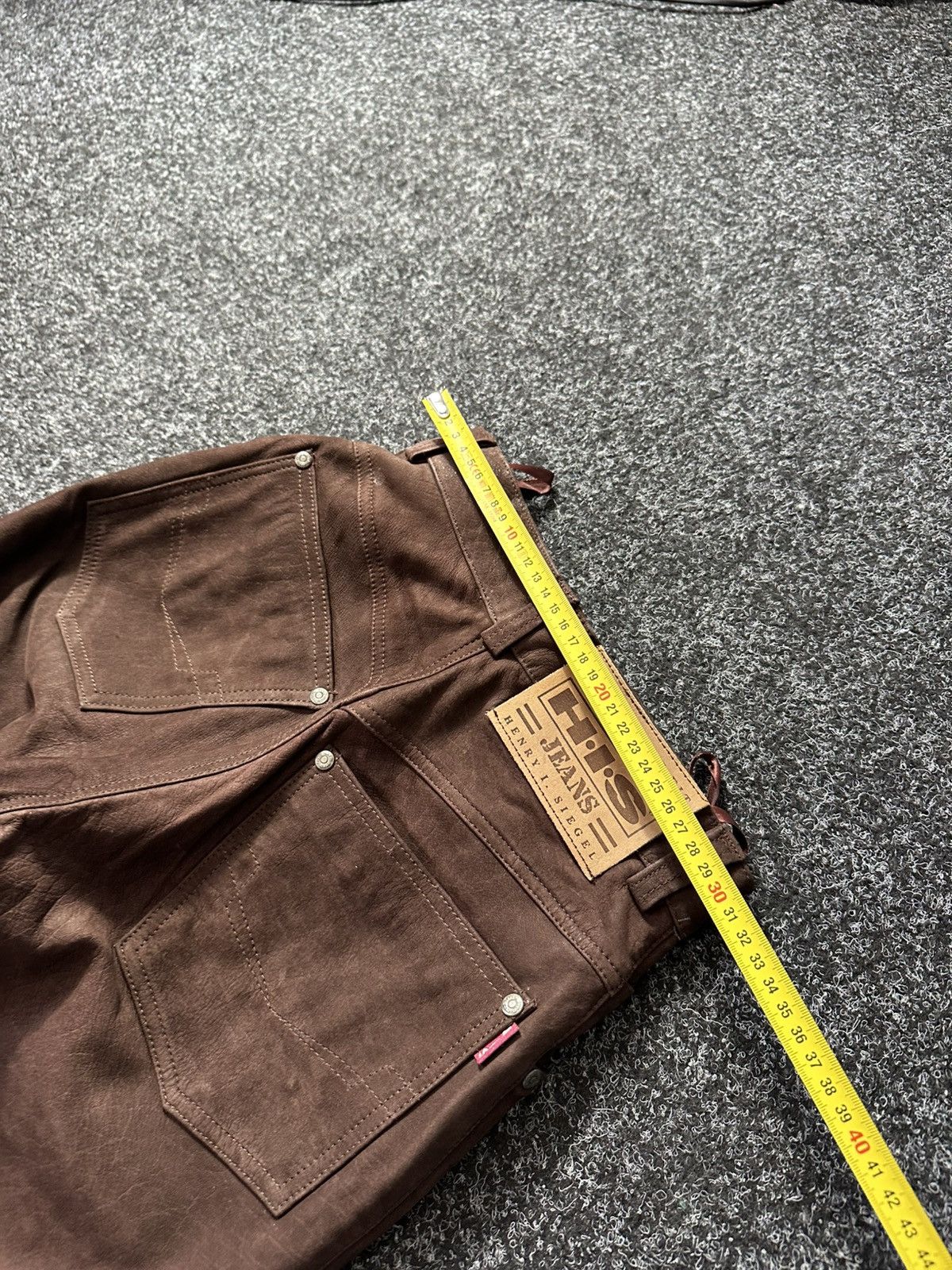 Cowboy Equipment × Leather 🚨GRAIL BOOTCUT BROWN Cowboy Biker Leather Pants Size 24" / US 00 / IT 34 - 14 Thumbnail