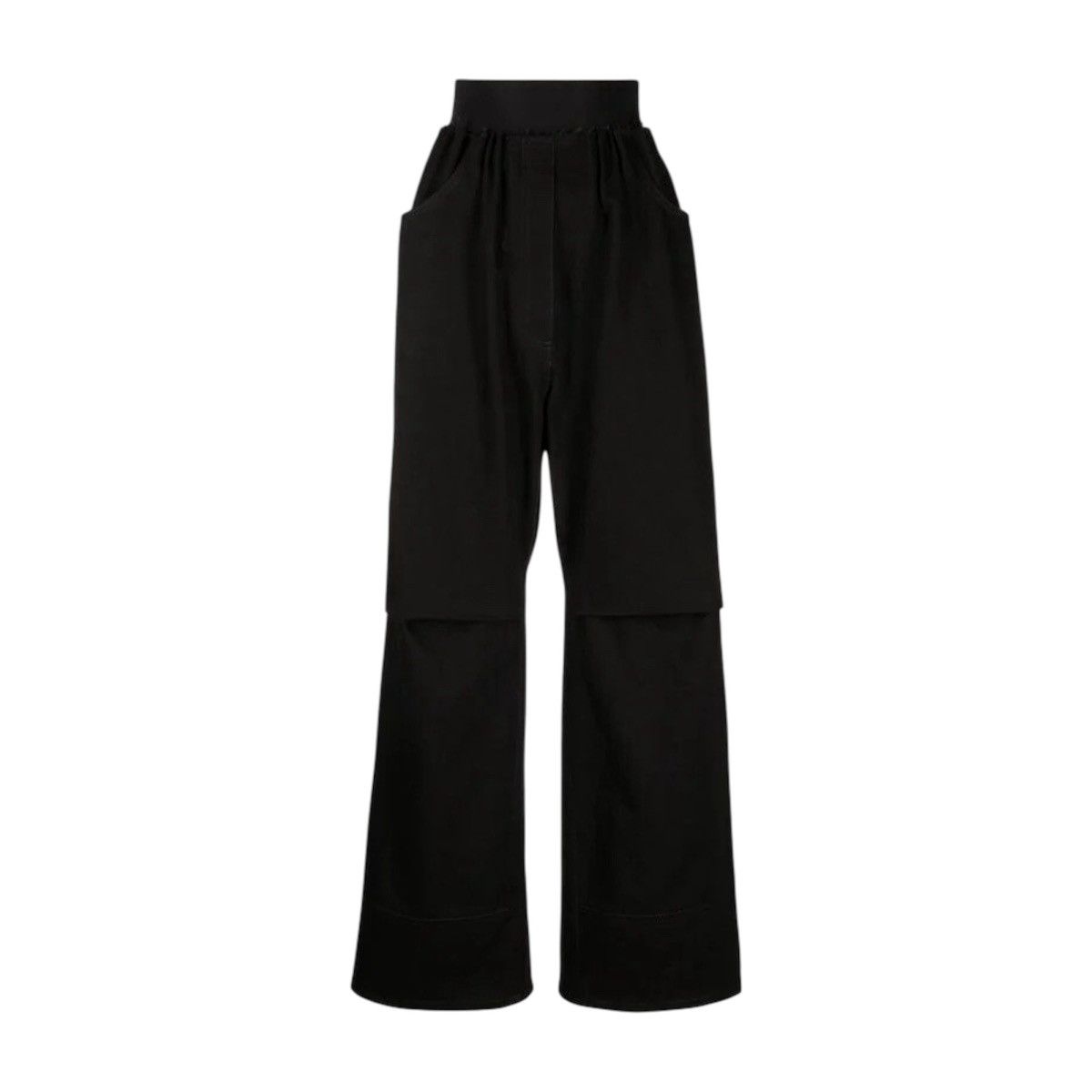 Raf Simons Gathered elastic cinch waist baggy denim Size US 30 / EU 46 - 1 Thumbnail