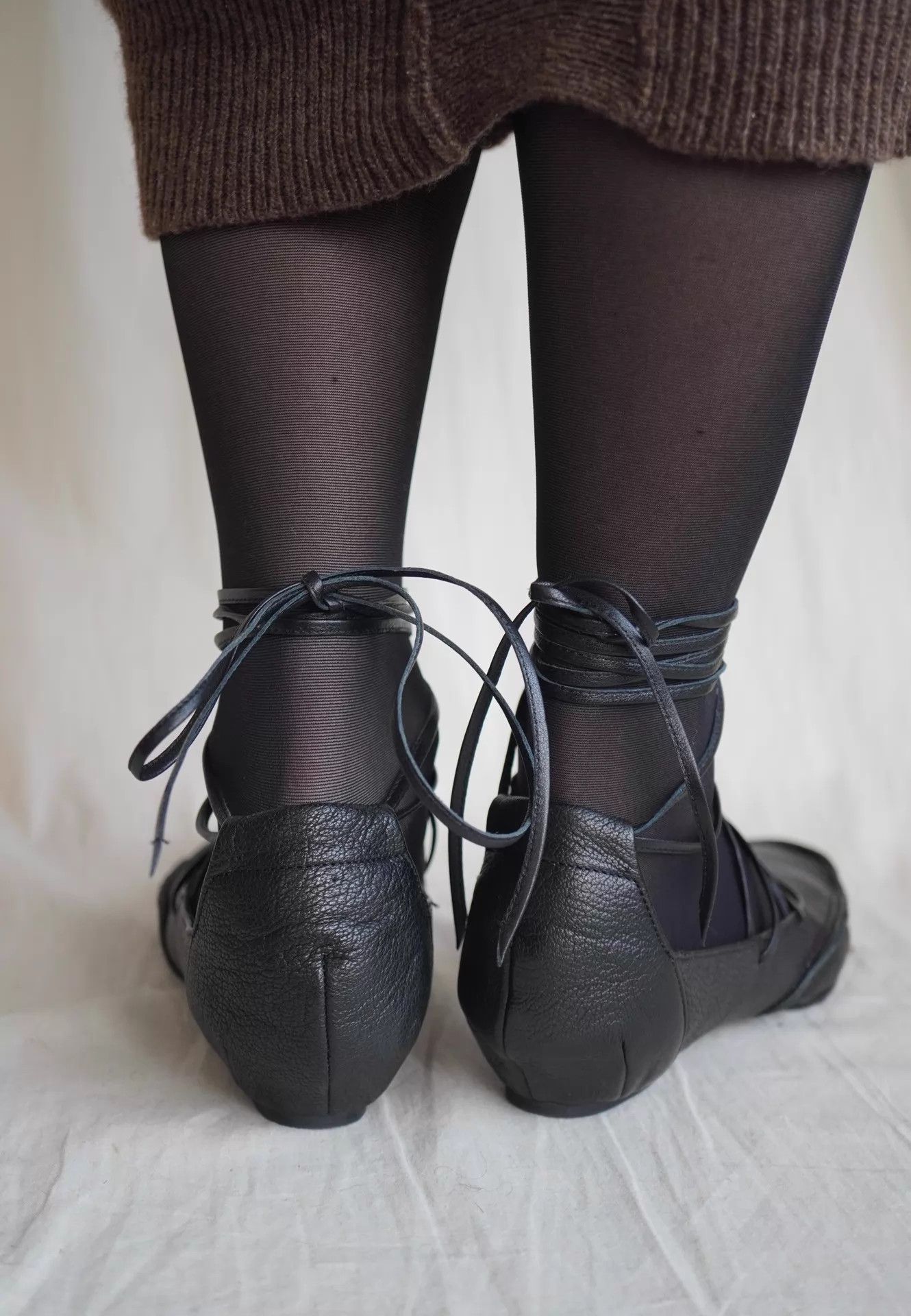 Y's Y's 2000s Structured Strappy Flats 36-36.5 Size US 5.5 / IT 35.5 - 6 Thumbnail