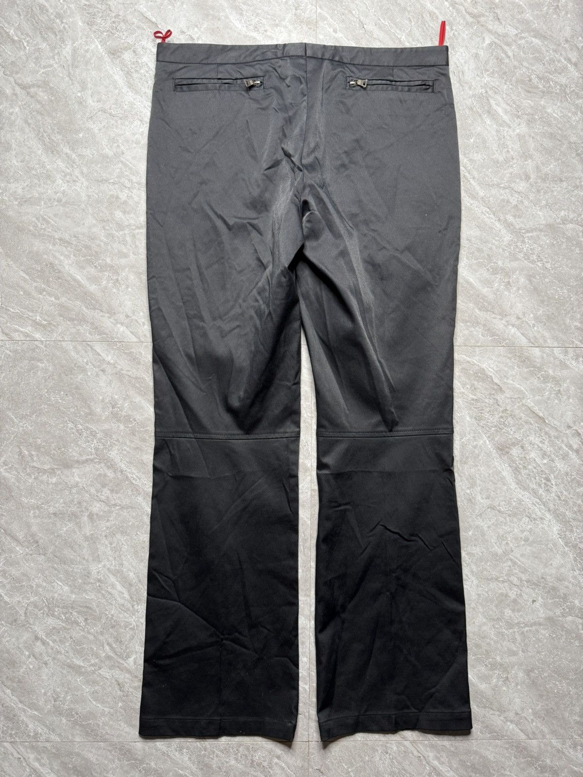 Prada Archive Prada Sport Flared Nylon/Cotton Blend Elastic Pants Size US 34 / EU 50 - 2 Thumbnail