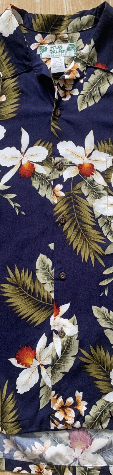 Vintage Vintage 80s 100% Rayon Shirt Two Palm Hawaii Size US XL / EU 56 / 4 - 10 Thumbnail