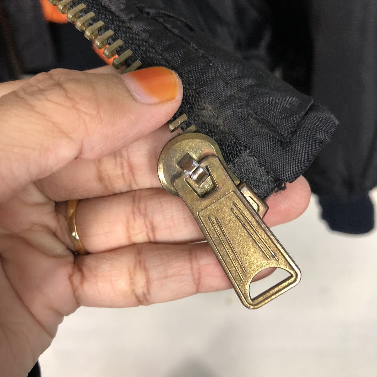Japanese Brand 📌Vintage Worker Bomber Jacket Panasonic Spell Out Big Logo Size US L / EU 52-54 / 3 - 17 Thumbnail