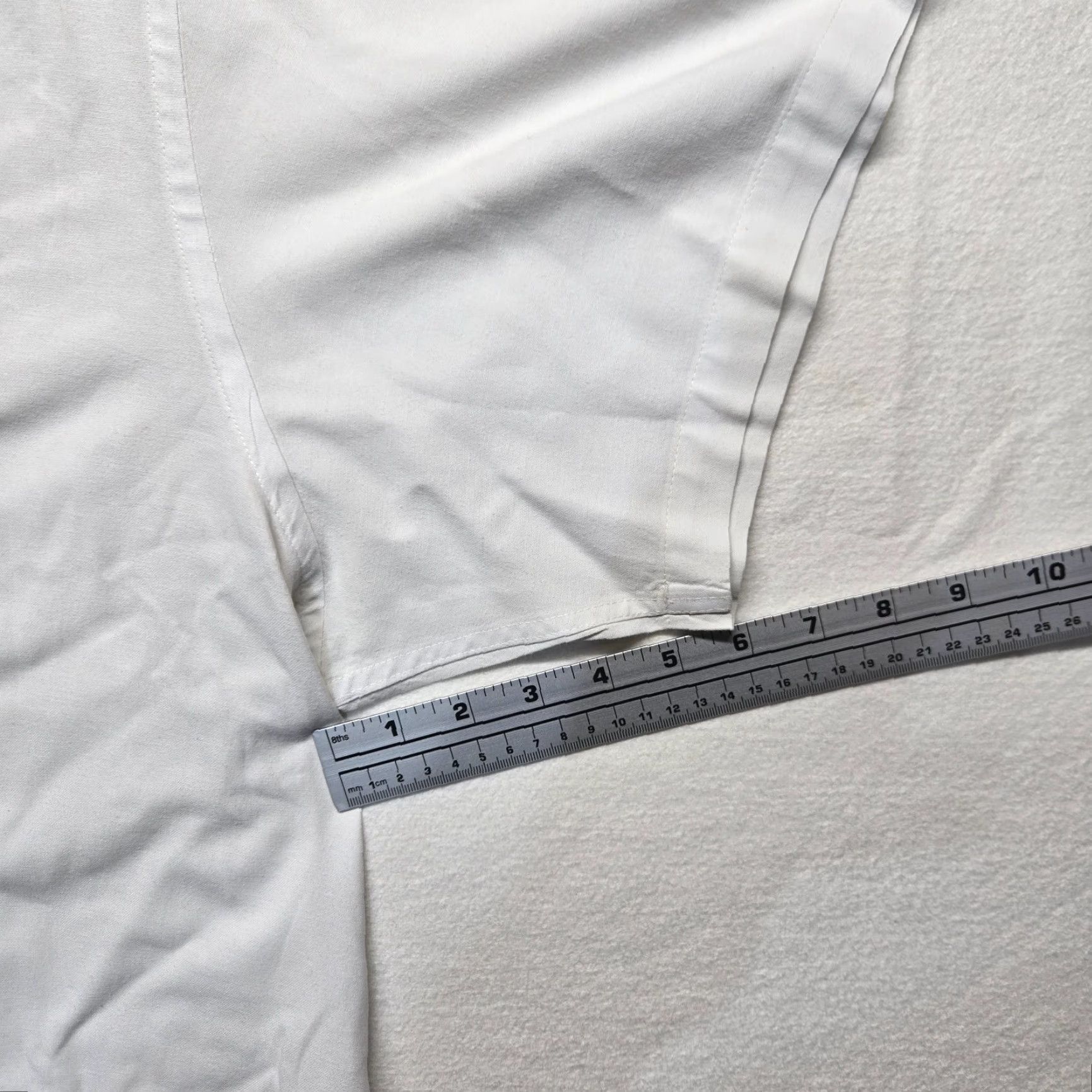 Vintage Bert Pulitzer Shirt Solid White Short Sleeve Button Up Adult Men's Size 20 Big & Tall White Cotton Shirt Button-Down 20 Bert Pulitzer Mens Shirt Size US XXL / EU 58 / 5 - 5 Thumbnail