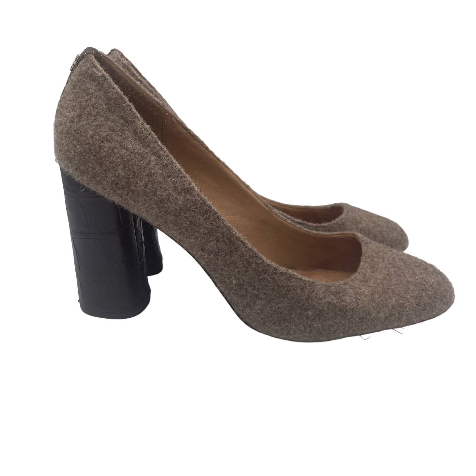 Coach Coach Ophelia Heels Pumps Croco Brown 10 Size US 10 / IT 40 - 2 Thumbnail