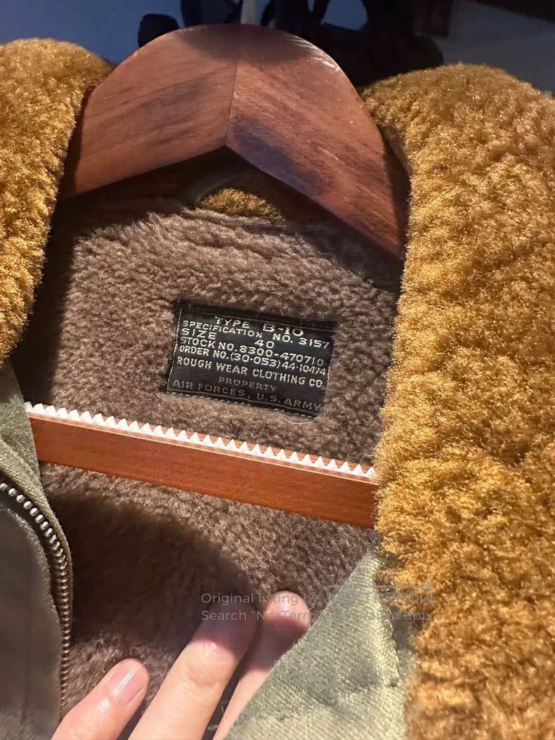 The Real McCoy's The Real McCoys B10 Alpaca Coat Size US XXS / EU 40 - 6 Thumbnail