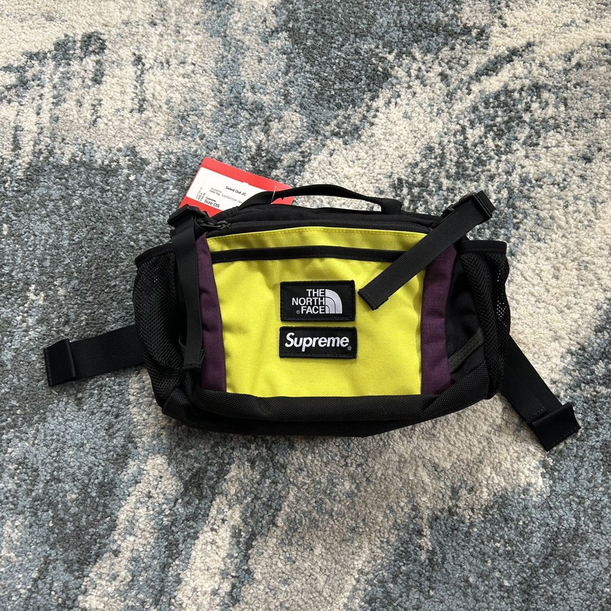 Supreme × The North Face FALL WiNTER 2018 TNF EXPEDiTiON WAiST BAG SULPHUR NYLON YKK Size ONE SIZE - 2 Thumbnail