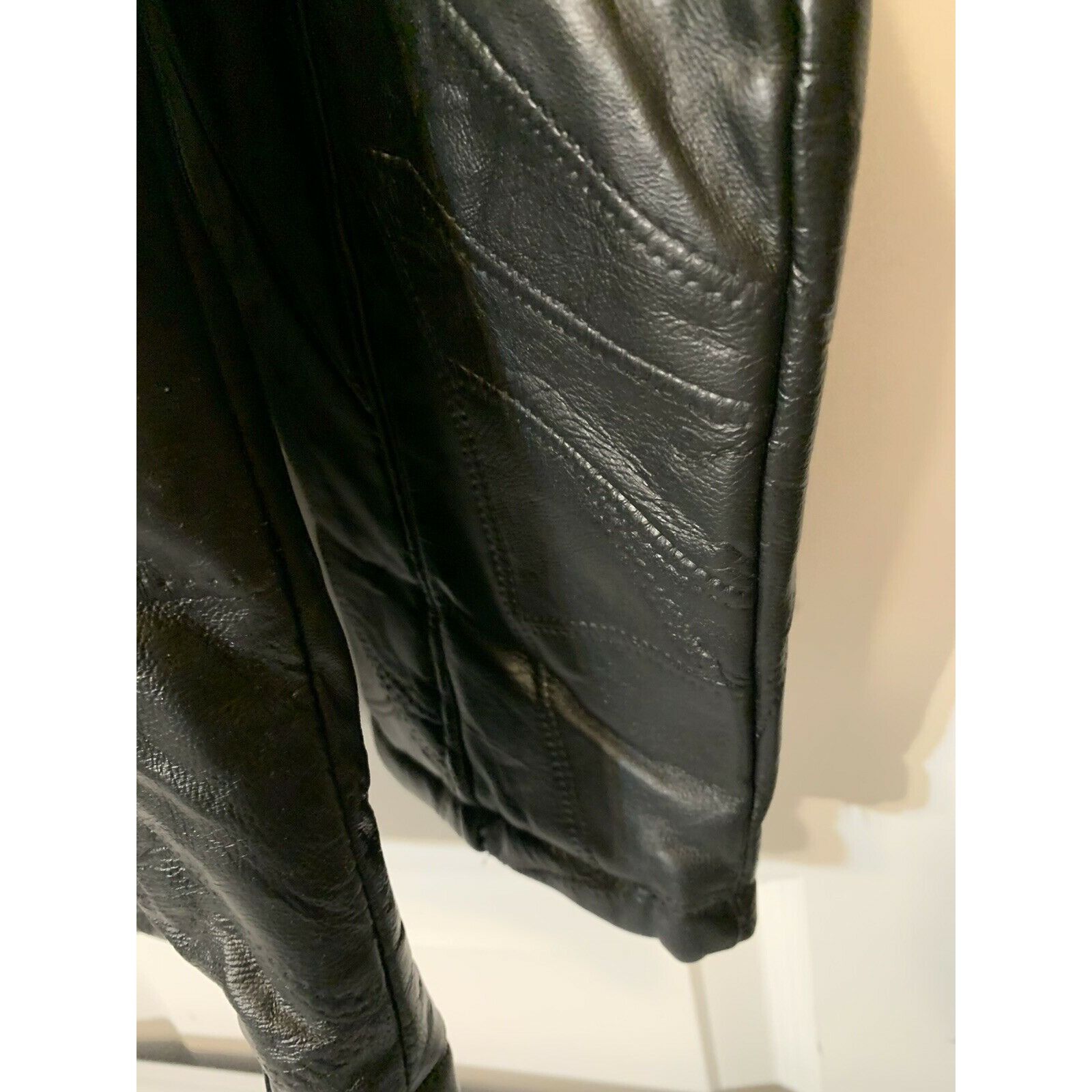 Haband HABAND Executive Division Soft Leather Jacket Coat Black Pat Size US L / EU 52-54 / 3 - 5 Thumbnail