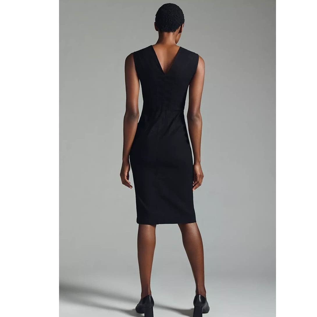Anthropologie New By Anthropologie Zip-Up Pencil Dress MAEVE $180 SIZE 0 Size XS / US 0-2 / IT 36-38 - 3 Thumbnail