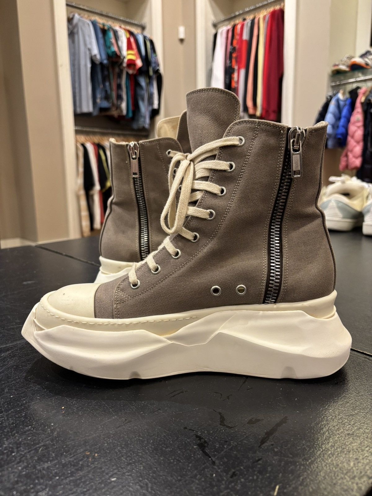 Rick Owens Rick owens drksdhw abstract sneakers dust Size US 7 / EU 40 - 7 Thumbnail