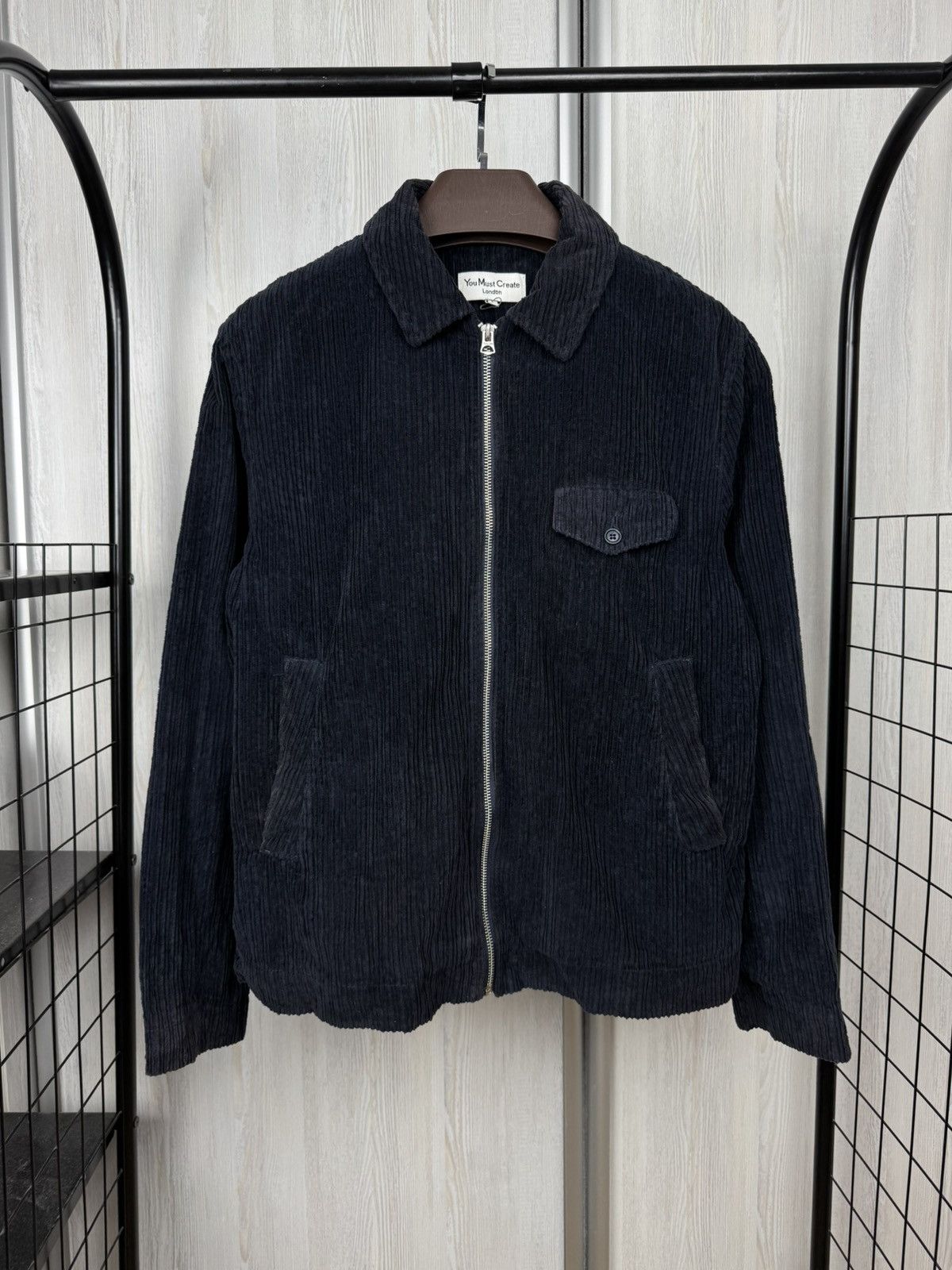 YMC YMC You Must Create Navy blue cotton corduroy jacket Size US M / EU 48-50 / 2 - 1 Thumbnail