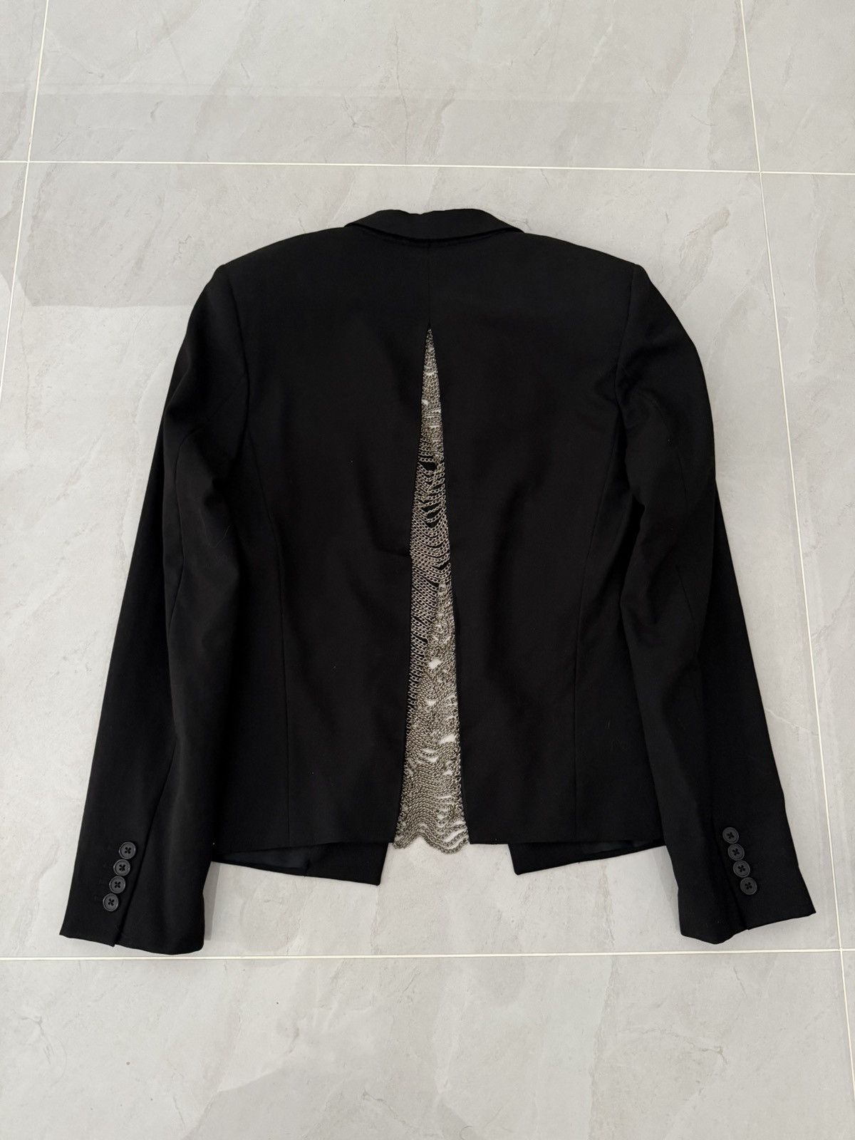 Saint Laurent Paris *RARE* Saint Laurent Paris SS14 Chain Blazer Size 48R - 2 Thumbnail