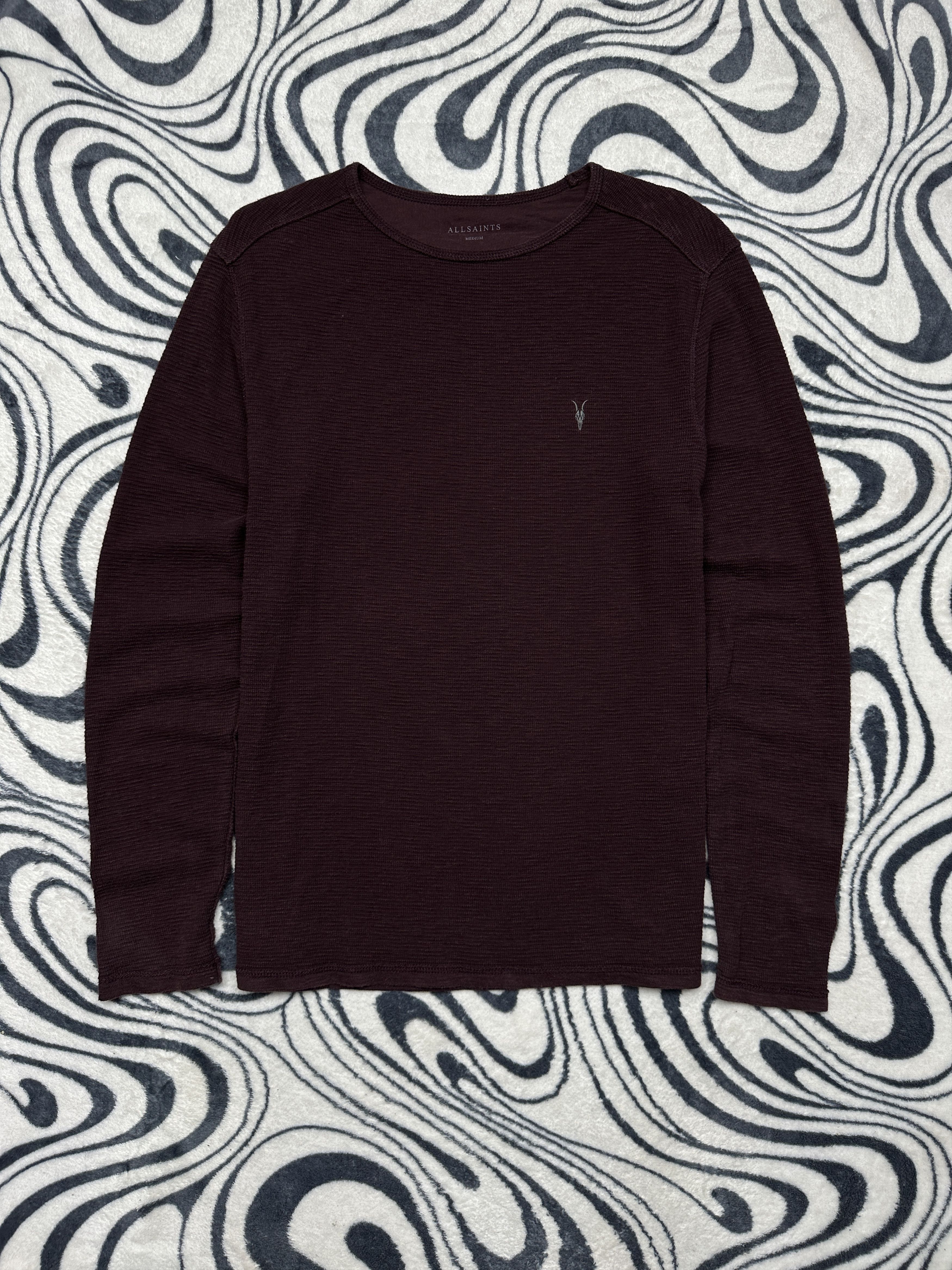 Allsaints Allsaints Mens Clash Crew Neck Sweater Size US M / EU 48-50 / 2 - 1 Thumbnail