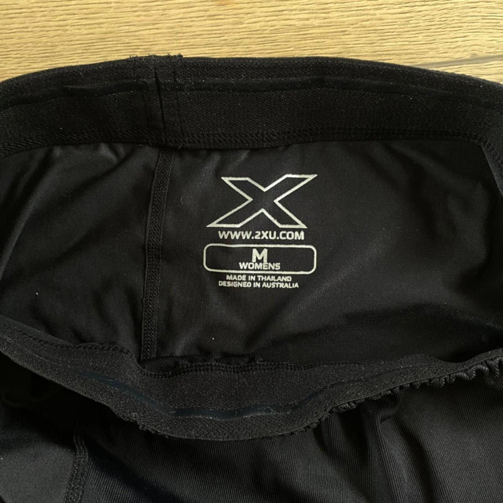 2XU 2XU Maternity Workout/Gym Shorts, Black Stretchy Pregnancy Size 32" / US 10 / IT 46 - 3 Thumbnail