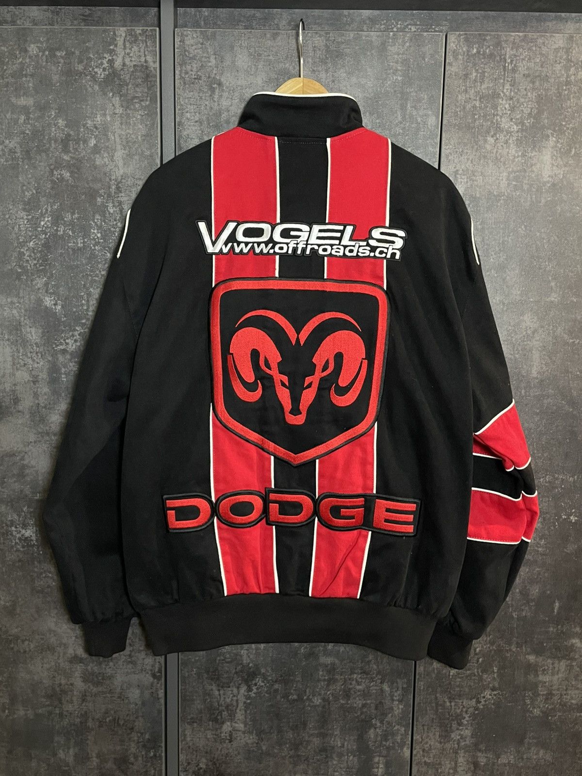 Vintage Vintage Dodge Racing Bomber Jacket Y3 MM6 424 Kith Jh Design Size US L / EU 52-54 / 3 - 13 Thumbnail