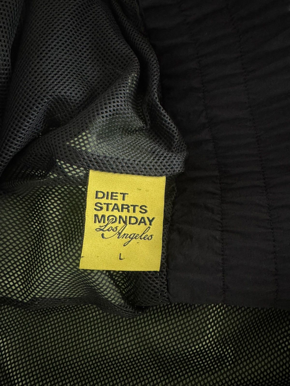 Diet Starts Monday Nylon MX Jacket - Black/Volt - Size L Size US L / EU 52-54 / 3 - 5 Thumbnail