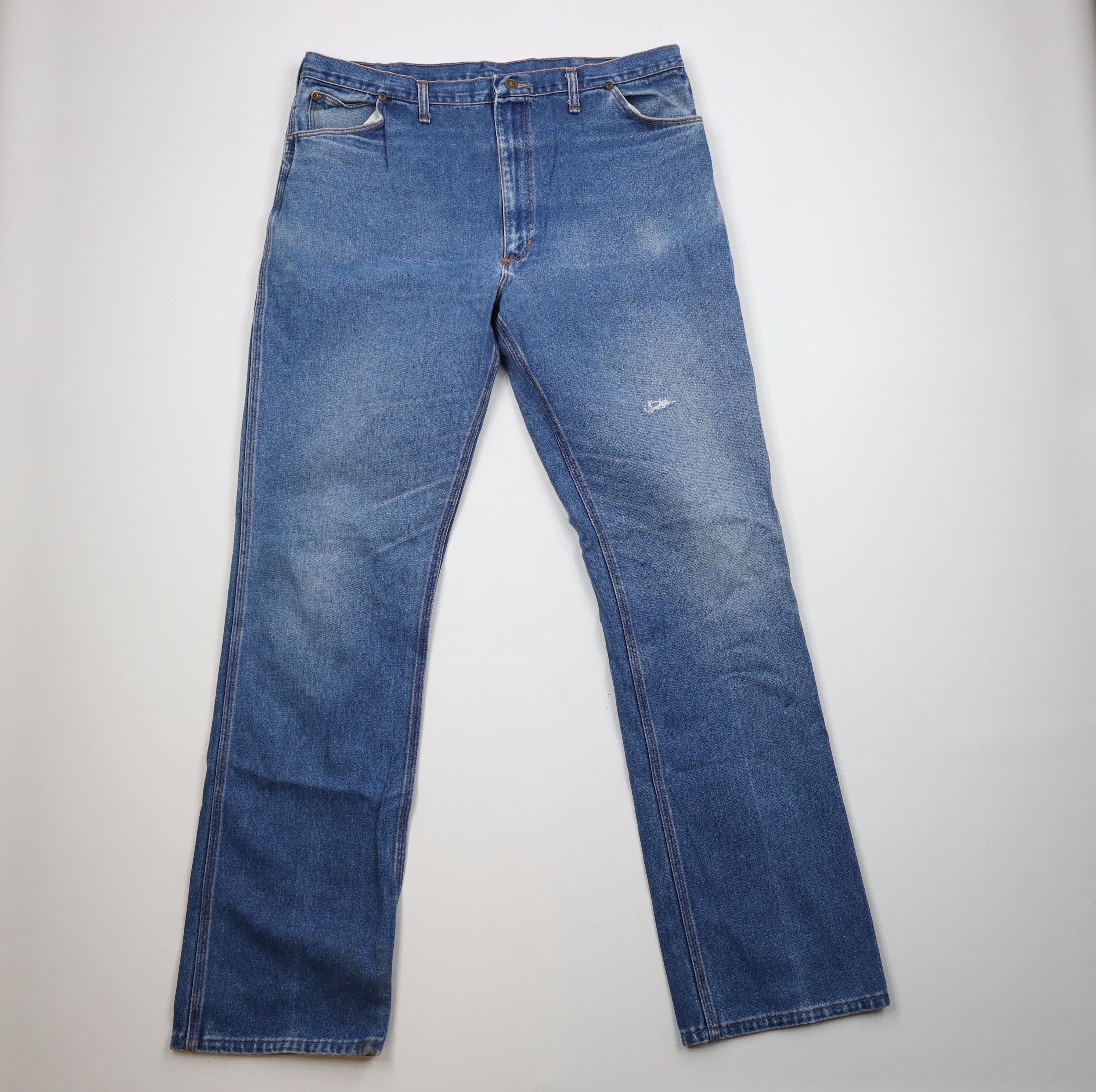 Vintage Vintage 70s Streetwear Wide Leg Bell Bottoms Denim Jeans USA Size US 42 / EU 58 - 1 Thumbnail