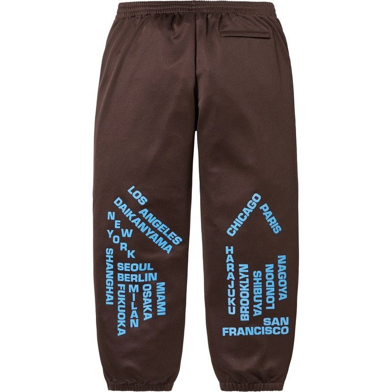 Supreme o1tko11025 Worldwide Tricot Easy Pants in Brown Size US 32 / EU 48 - 2 Thumbnail